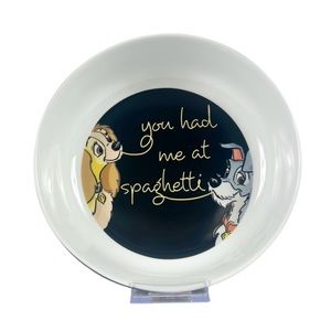 Disney Bowls Set of 2 Lady and The Tramp “You Had Me At Spaghetti”